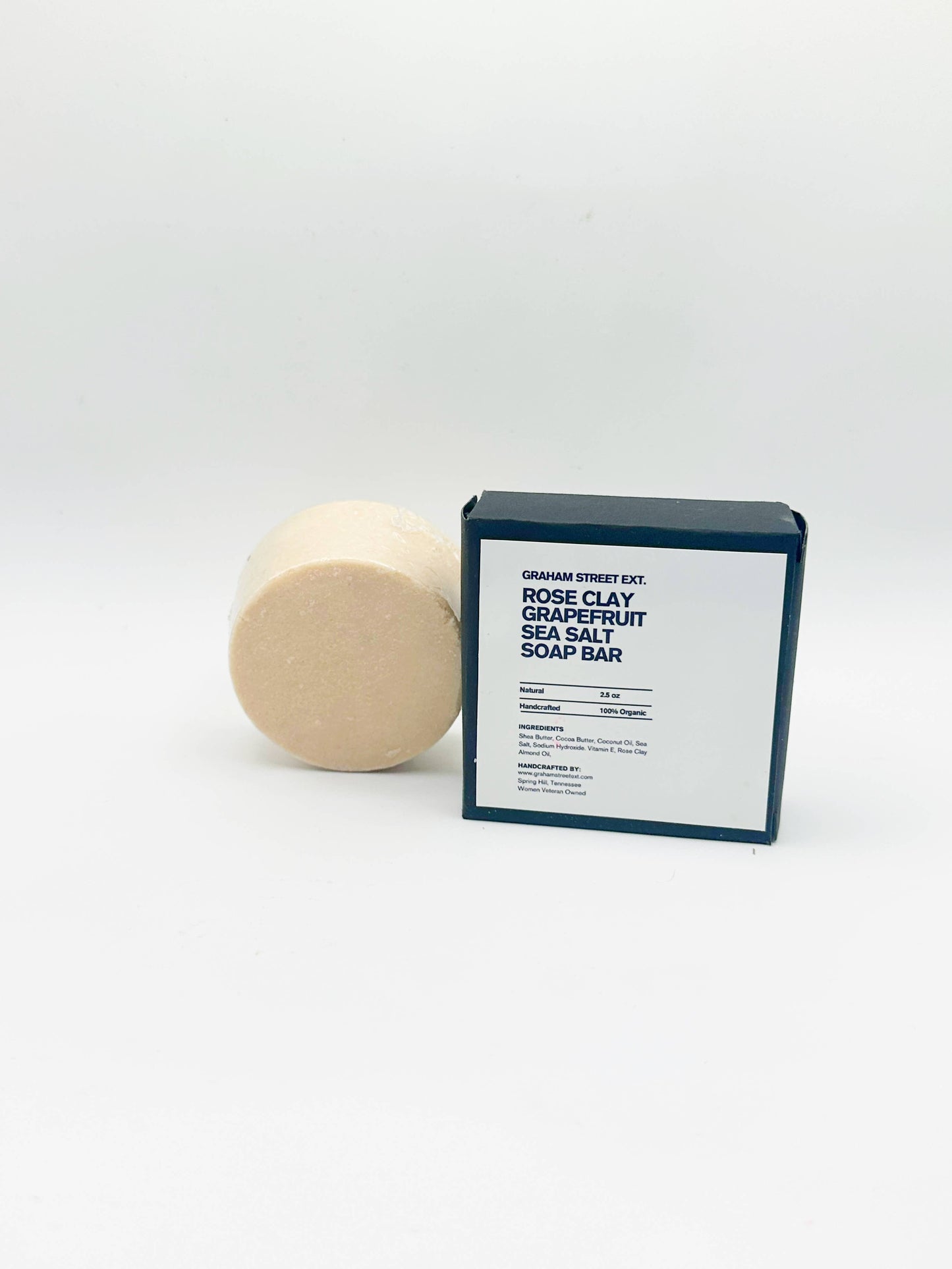 Rose Clay and Pink Grapefruit Sea Salt Bar Soap