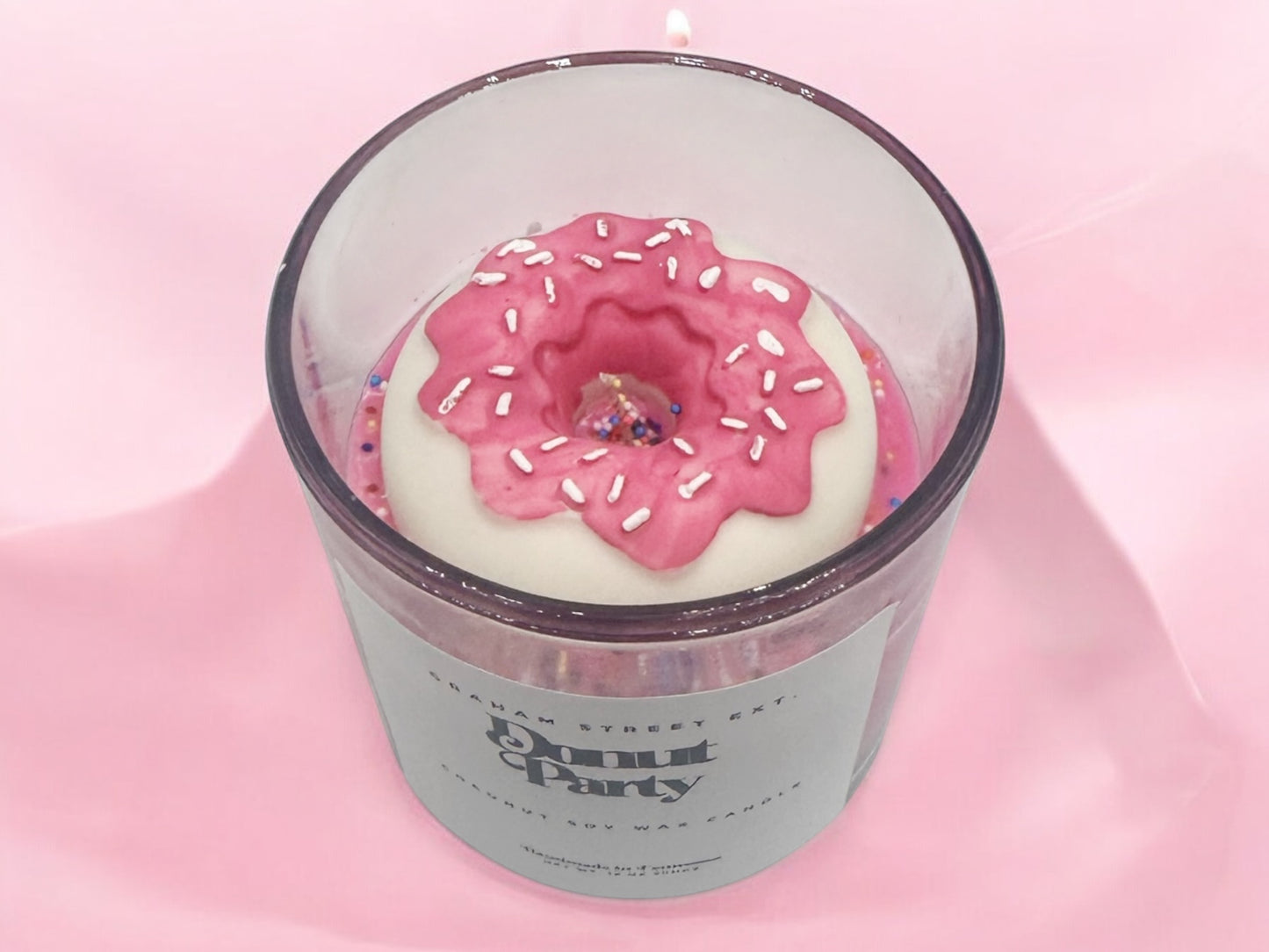 Donut Party Dessert Candle