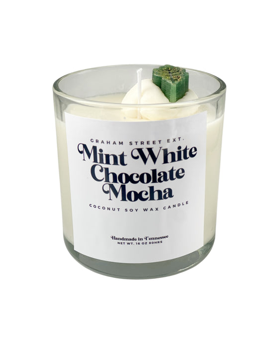 White Chocolate Mocha Latte Dessert Candle