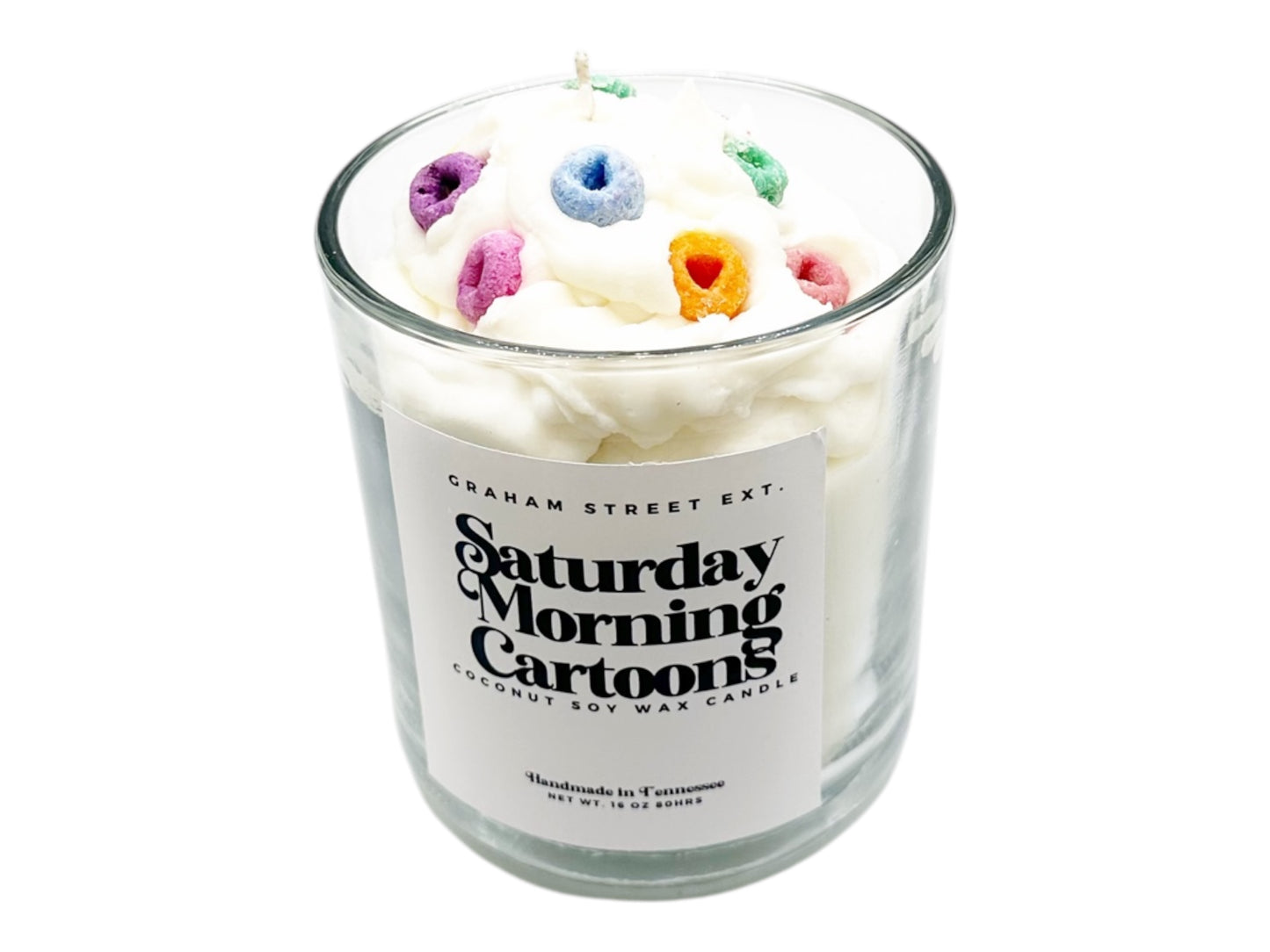 Saturday Morning Cartoons Dessert Candle