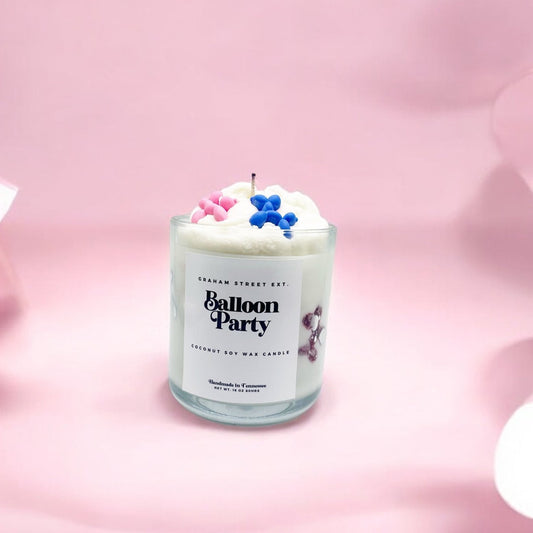 Balloon Party Candle